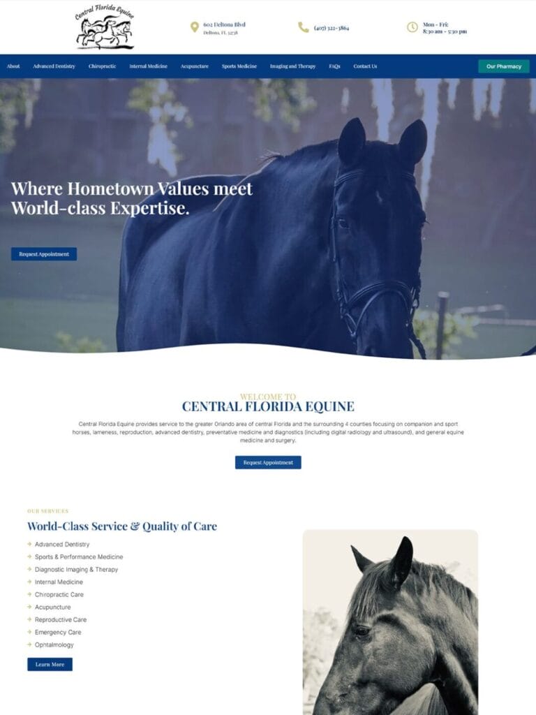 Central Florida Equine website
